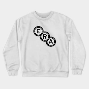 ERA (English Racing Automobiles) emblem (1933-1954) - black print (looks just right on old english white !) Crewneck Sweatshirt